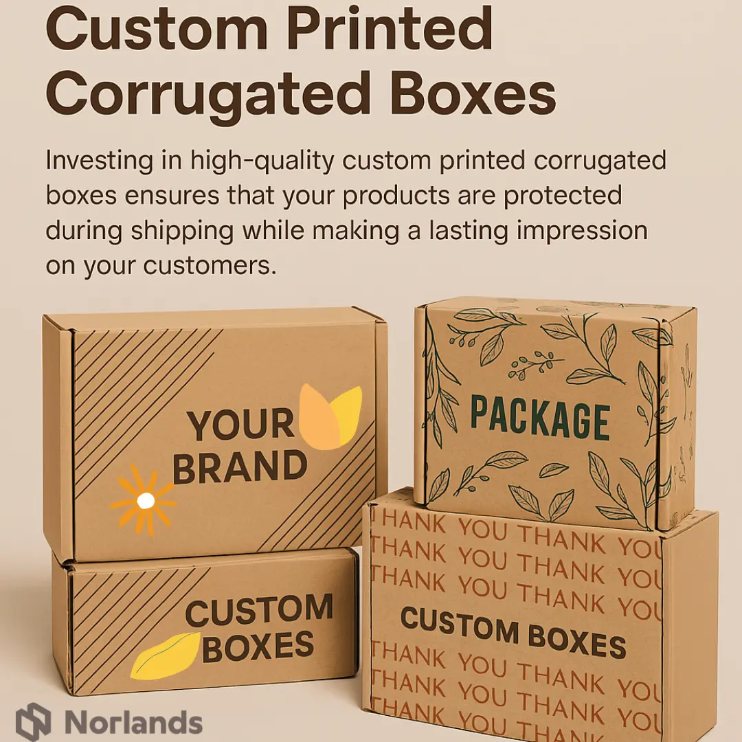 Custom printed corrugated boxes