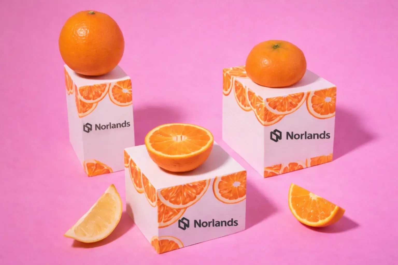 Custom packaging localization demonstrated through product-specific citrus packaging designed for targeted regional campaigns