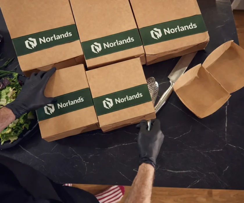 Custom packaging localization Canada demonstrated through branded food packaging boxes prepared for local delivery and fulfillment