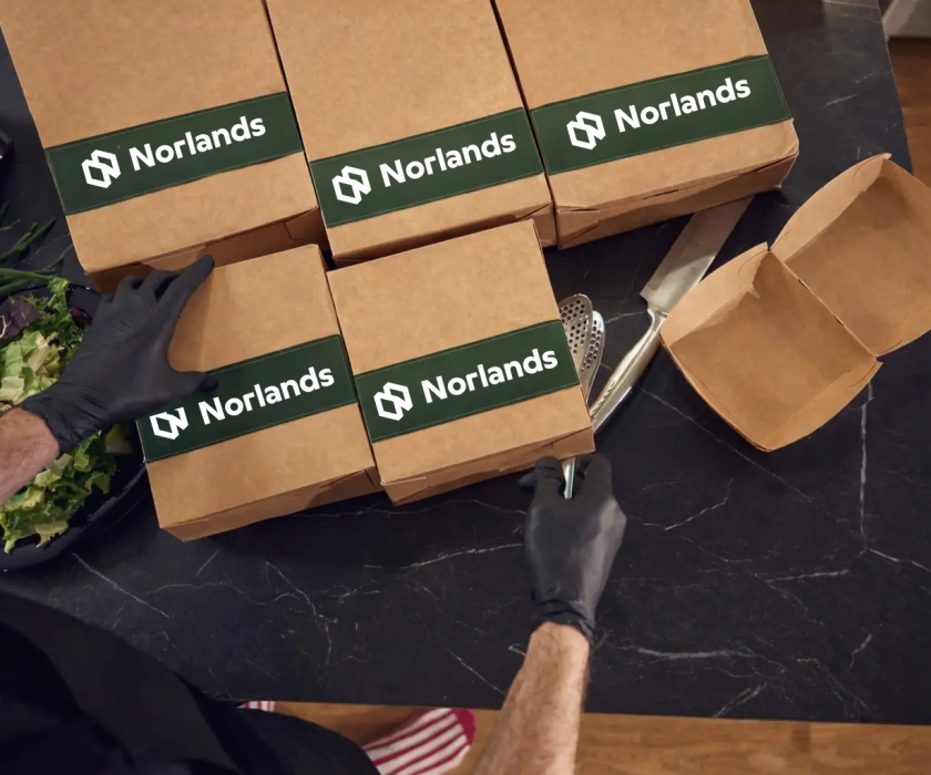 Custom packaging localization Canada demonstrated through branded food packaging boxes prepared for local delivery and fulfillment