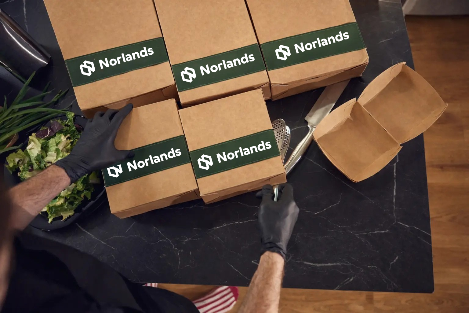 Custom packaging localization Canada demonstrated through branded food packaging boxes prepared for local delivery and fulfillment