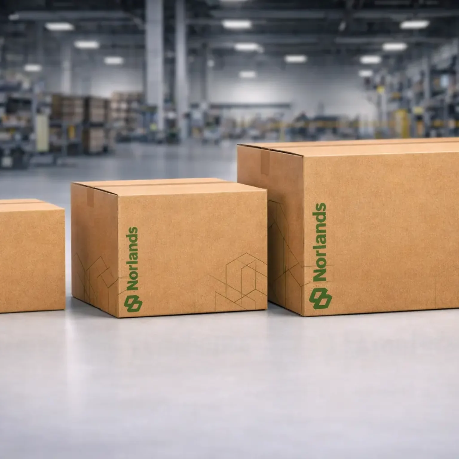 Different corrugated box sizes designed to support packaging scalability for growing brands across multiple product formats and shipping requirements