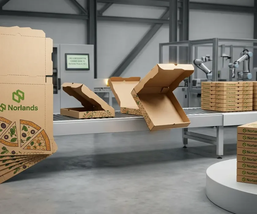 Automated packaging production line demonstrating packaging lead time management Canada through scalable and efficient manufacturing systems