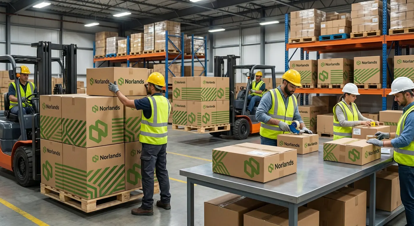 Warehouse team managing high-volume packaging operations reflecting packaging capacity planning Canada in large-scale fulfillment environments