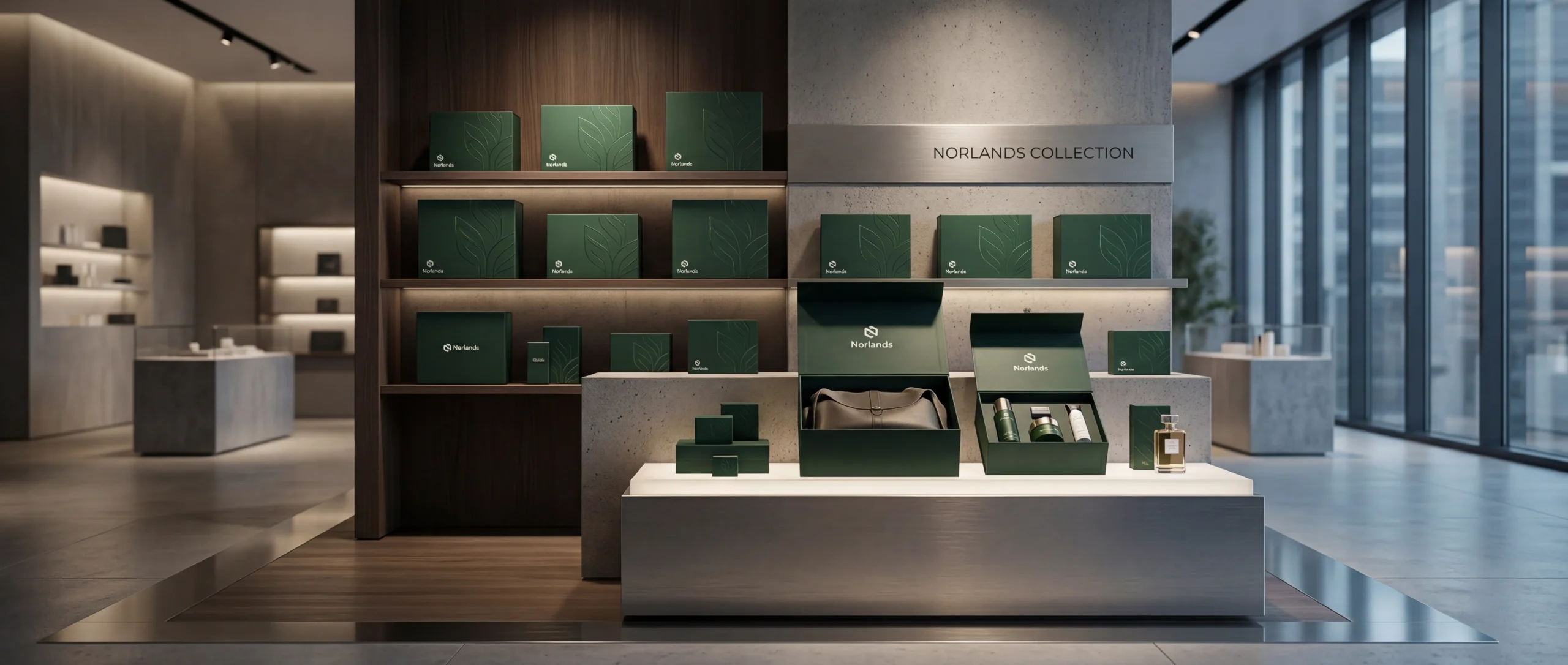 Packaging innovation trends Canada in luxury retail packaging presentation environments