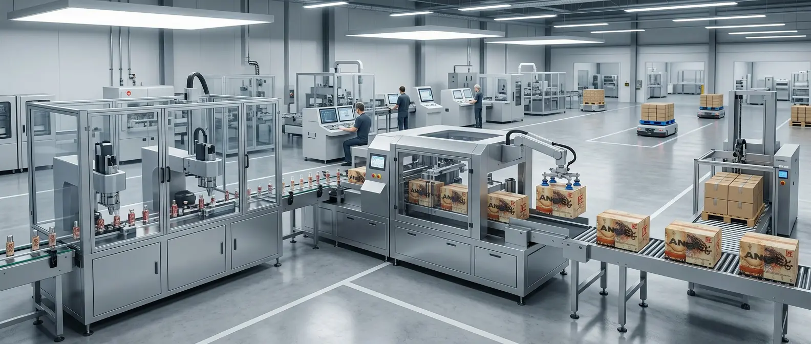 Industrial packaging automation systems Canada operating in high-volume production facilities