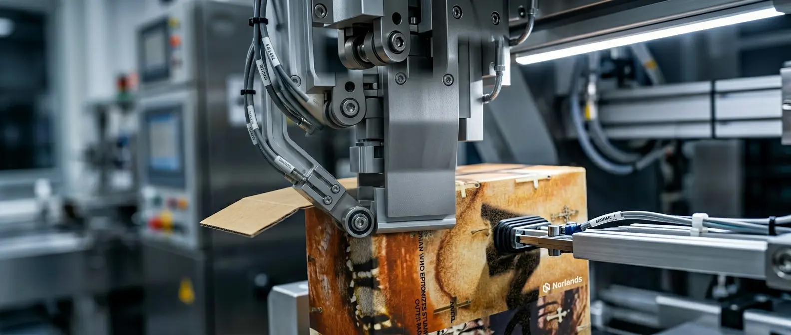 Packaging automation systems Canada using robotic sealing and automated box handling