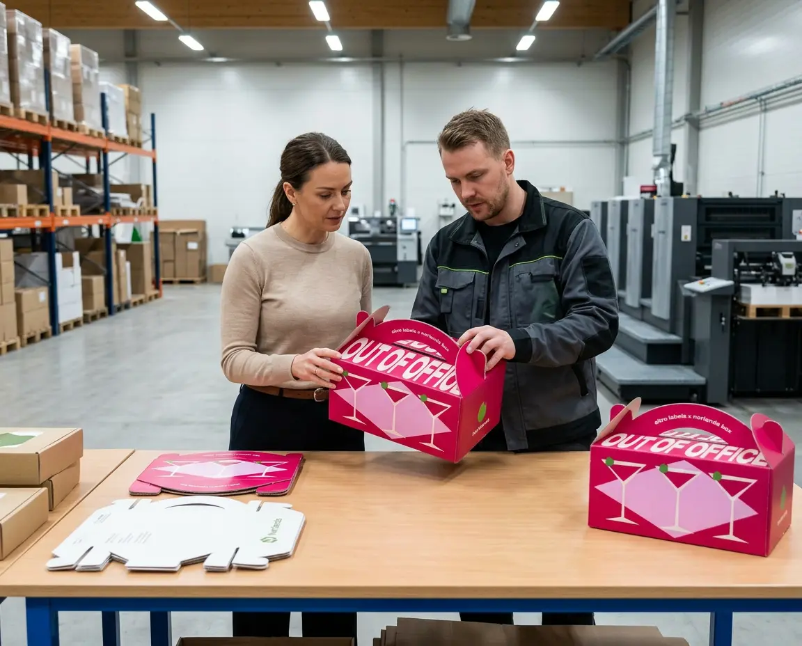 Packaging procurement risk collaboration between packaging supplier and client during production planning