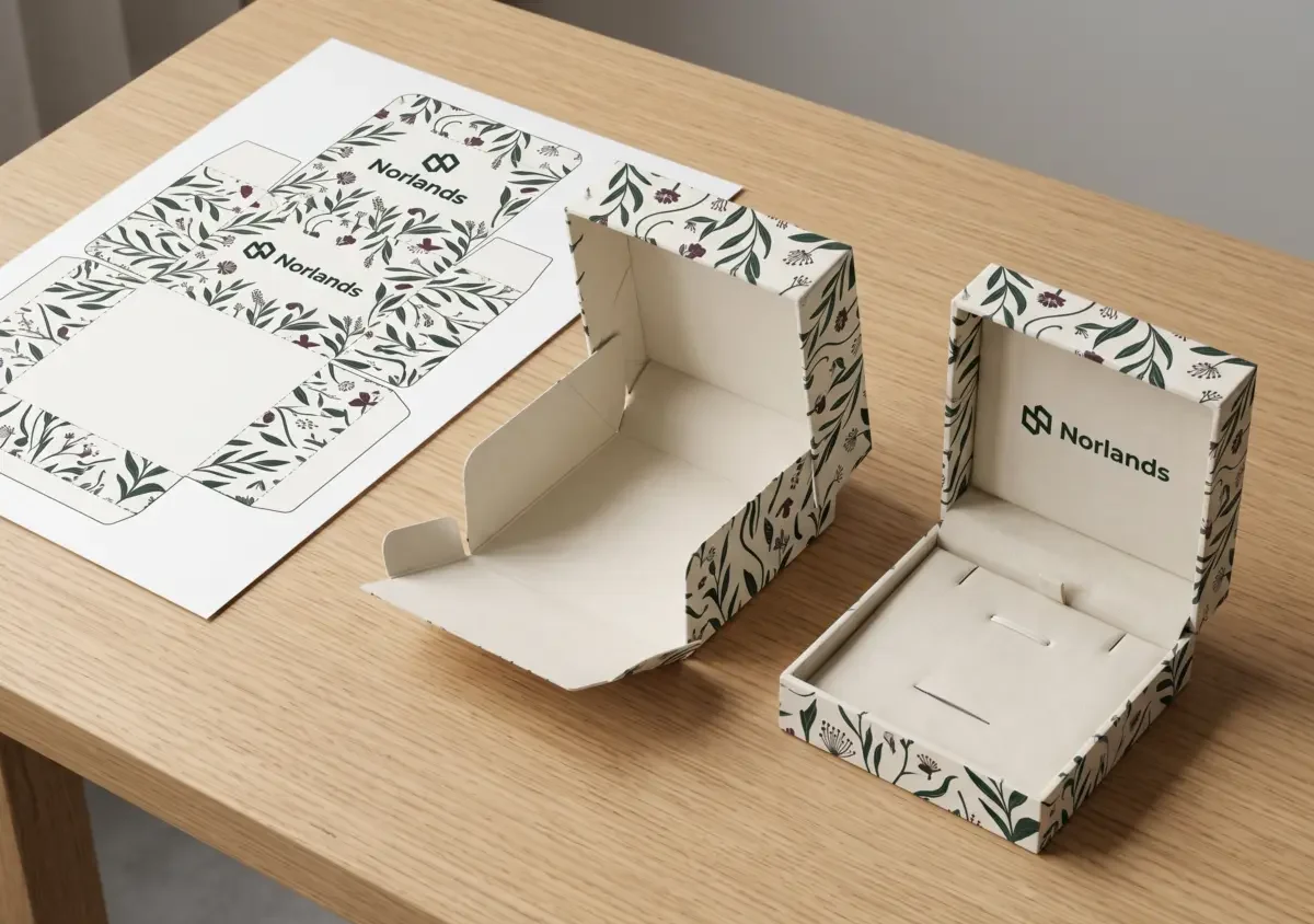 Custom Jewelry Packaging in Canada with premium printed box finish and branded packaging details