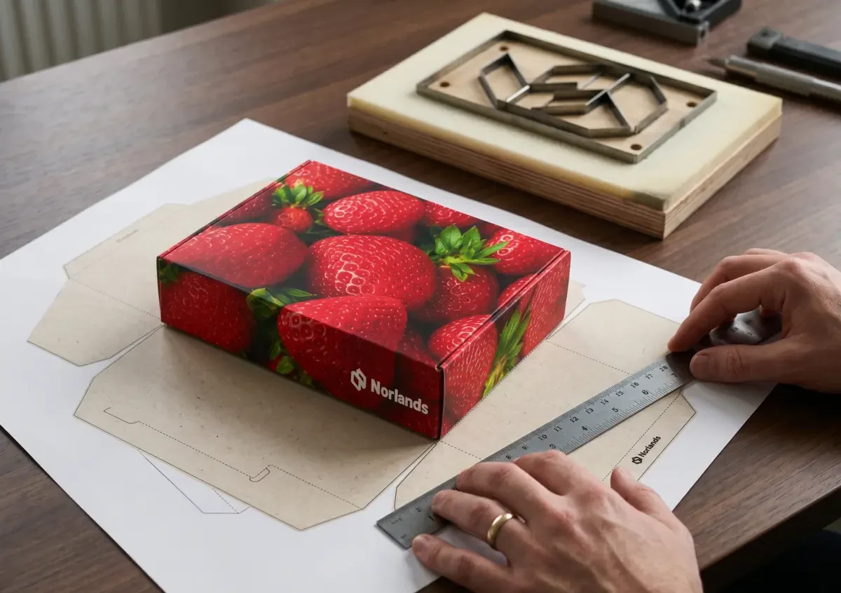 Cutting Dies in Canada with custom box dieline measurement and precision packaging development