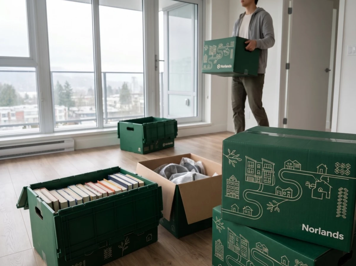Reusable Moving Boxes In Vancouver for organized apartment moving and reusable packing