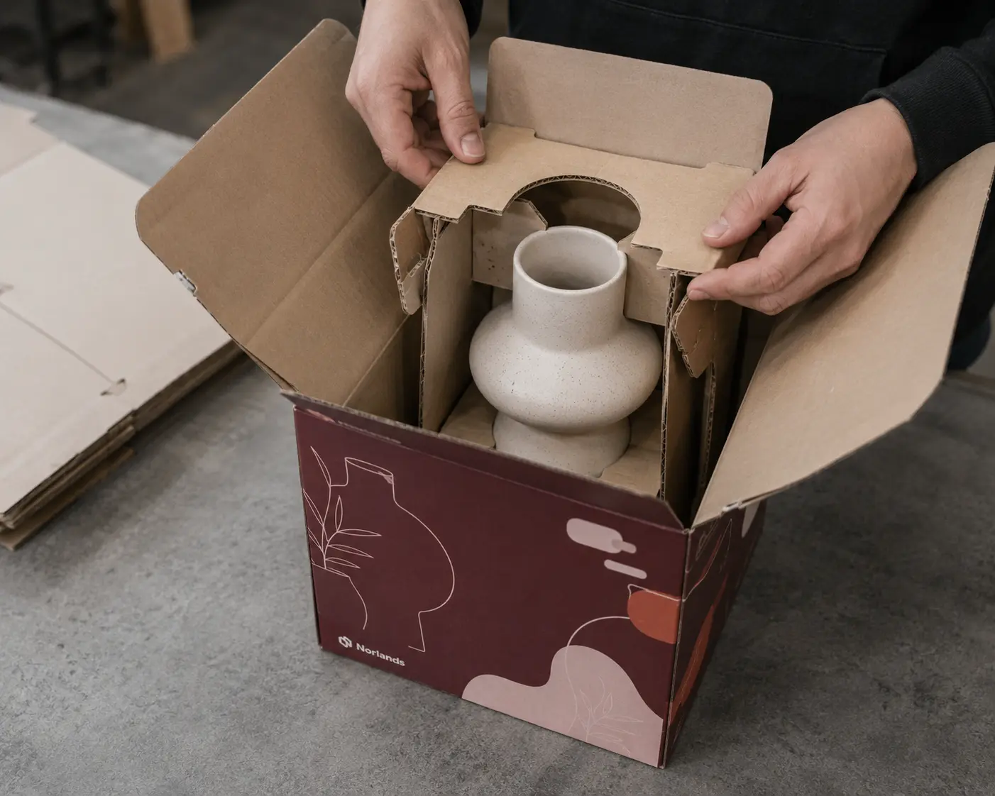 Biodegradable packaging Canada solutions using corrugated boxes and moulded fibre inserts
