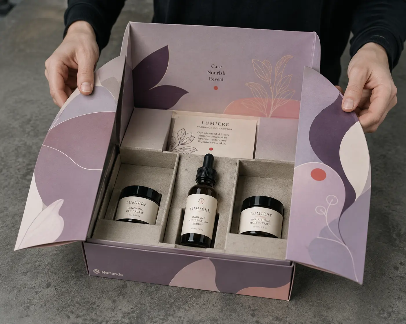 Custom Gift Boxes Vancouver with fitted inserts for a corporate welcome kit